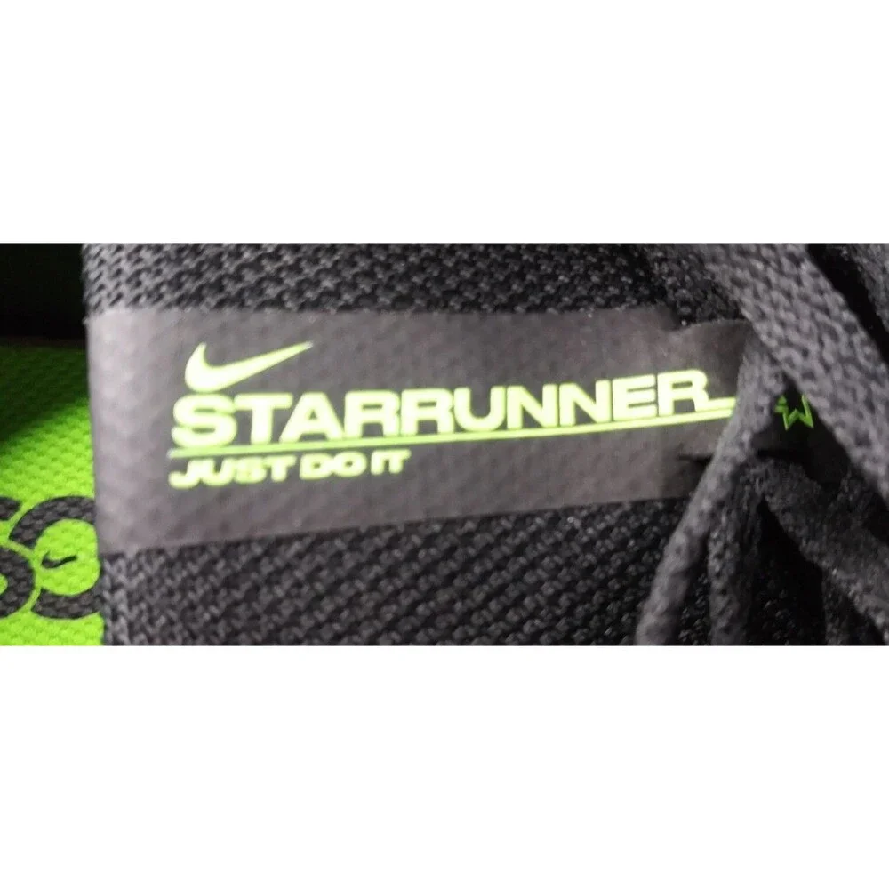 Nike Star Runner 3 Shoes Size 7 Y Sneakers Grade School Black Green
